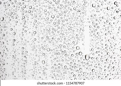 Gray Wet Background Raindrops Overlay On Stock Photo 1154787907 ...