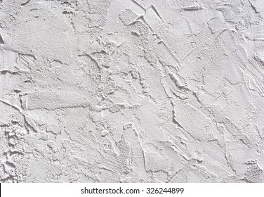 Gray white rough abstract stucco texture for background