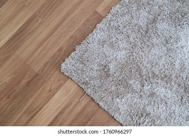 Gray Wool Carpet On Wooden Wall