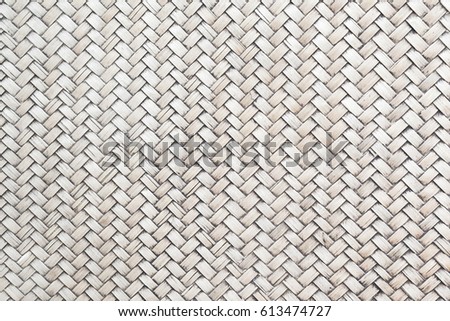 Gray woven bamboo close up texture