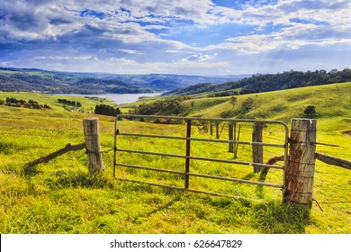 Landscape Farm Fence Images Stock Photos Vectors Shutterstock