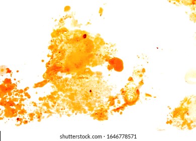Greasy oil stains on a white background. - Shutterstock ID 1646778571