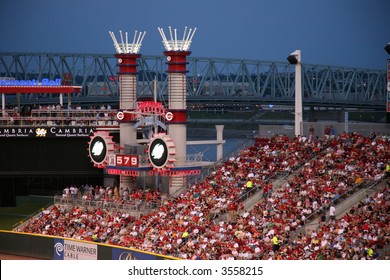 Great American Ballpark In Cincinnati, Home Of The Reds