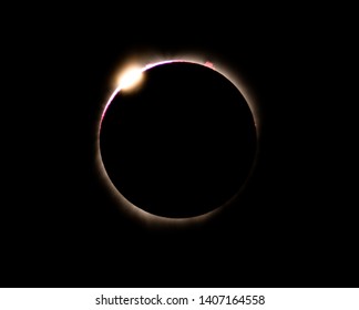 Great American Eclipse 2017, solar eclipse, diamond ring, Oglala National Grassland, August 20, 2017
