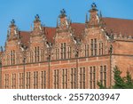 The Great Armoury in Gdansk, Poland. Tourist attractions. Renaissance architecture.