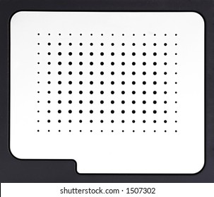 Great background made with a top of a cable modem.