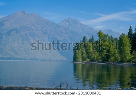 Great background on McDonald Lake Montana