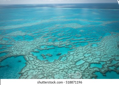 Great Barrier Reef From Above, Queensland, Australia