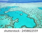 Great Barrier Reef, Queensland Australia, aerial view, wonder of the world, marine ecosystem, environment conservation, holiday vacation tourist tourism destination
