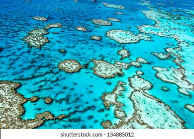 The Great Barrier Reef in Queensland, Australia. - Shutterstock ID 134885012