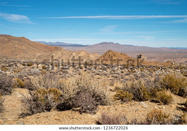 Great Basin Desert Eastern Sierra Nevada Stock Photo 1236722026 