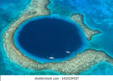 The Great Blue Hole In Belize