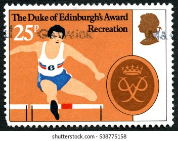 GREAT BRITAIN - CIRCA 1981: A Used Postage Stamp From The UK, Celebrating The Duke Of Edinburgh Award, Circa 1981.