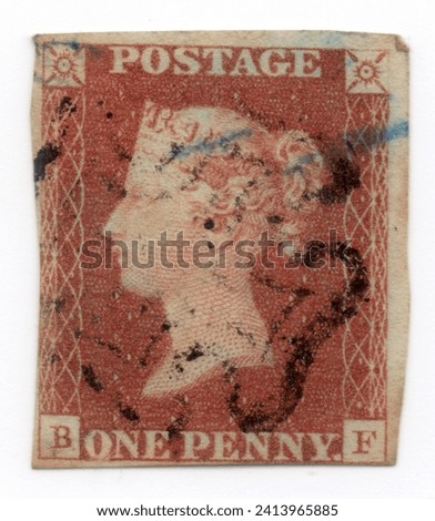 Great Britain Postage stamps Red Penny