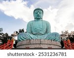 The Great Buddha (Daibutsu) at Wat Pra That Doi Pra Chan temple in Mae Tha District, Lampang, Thailand.