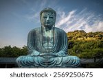 The great buddha of Kamakura (Kotoku-in) during summer afternoon