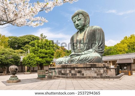 The Great Buddha at Kotokuin at Kamakura in Kanagawa Prefecture, Japan
