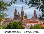 Great cathedral  of Santiago de Compostela