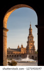 Great City Scape In Seville , Spain