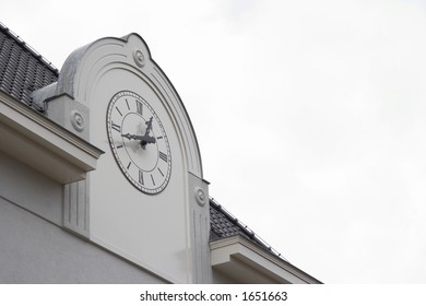 great clock at the building - landscape format