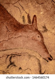 Great Deer In The Cave Painting Of Altamira