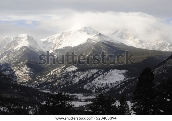The Great Divide as seen from Deer mountain in Rocky\
Mountain National Park