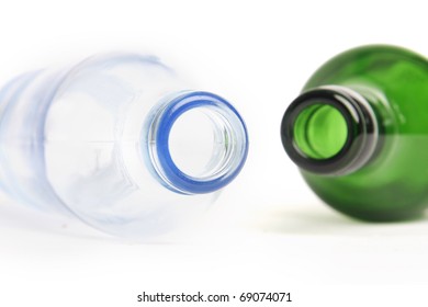 great dynamic macro of bottles