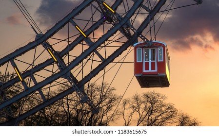 Great Ferris Wheel In Vienna