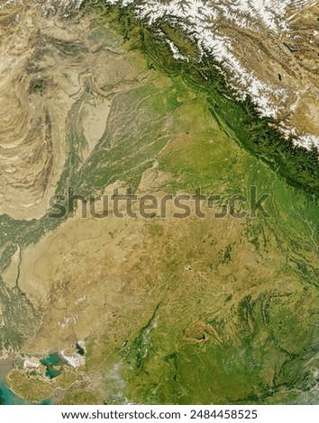 Great Indian Desert. . Elements of this image furnished by NASA.