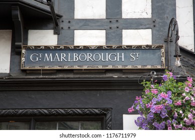 Great Marlborough Street Sign; London; England; UK