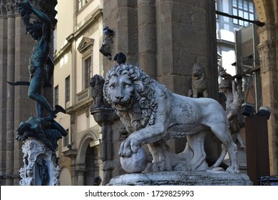 The great Medici lion of Florence Italy