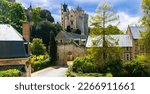 Great medieval castles of Loire valley - Montreuil-Bellay. France