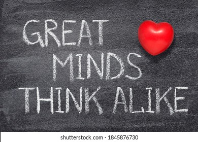 Great Minds Think Alike Images Stock Photos Vectors Shutterstock