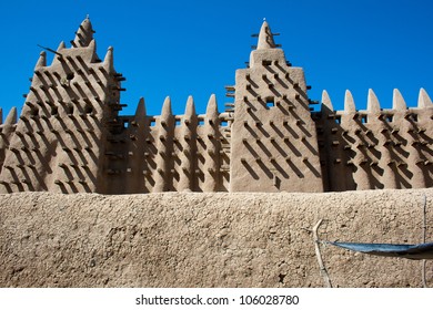 The Great Mosque Of Djenne, Mali, Africa.