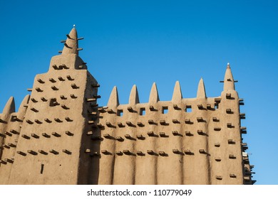 The Great Mosque Of Djenne, Mali, Africa.