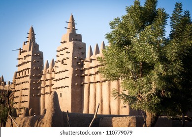 The Great Mosque Of Djenne, Mali, Africa.