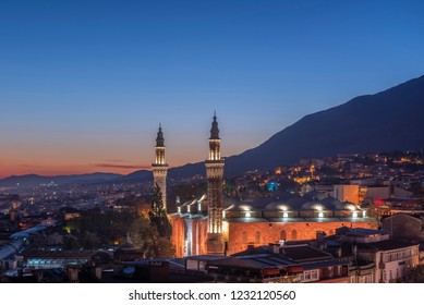 Great Mosque At Early Morning, Bursa, Turkey