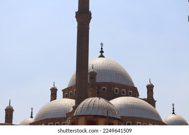 The Great Mosque of Muhammad Ali Pasha or Alabaster Mosque Situated on the summit of the citadel, this Ottoman mosque, in Cairo, Egypt
 - Shutterstock ID 2249641509