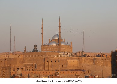 The Great Mosque of Muhammad Ali Pasha or Alabaster Mosque Situated on the summit of the citadel, this Ottoman mosque, in Cairo, Egypt - Shutterstock ID 2249642625