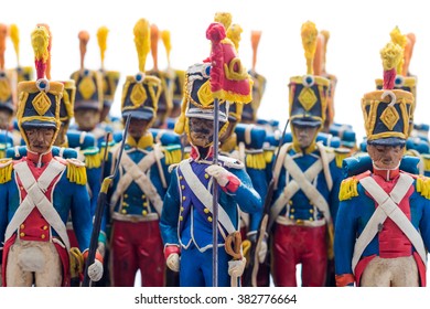 Great Napoleon Bonaparte's Army, Handmade. Plasticine.