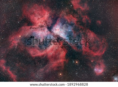 The great nebula in the constellation of Carina
