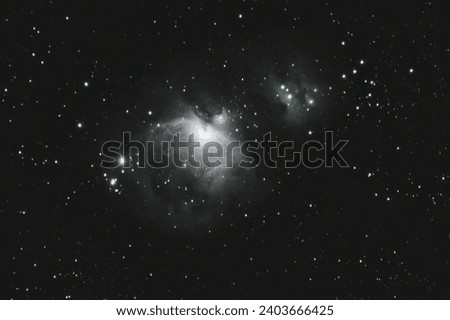 The Great Nebula in Orion contains 1. The Orion Nebula (M42) 2. De The Mairan's Nebula (M43) 3. The Running Man Nebula (NCG1977)