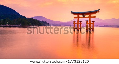 Similar – Foto Bild Miyajima torii in Japan