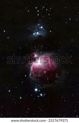 The great Orion Nebula M42 and running man nebula