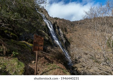 The Great Powerscourt Waterfall Cascade County Wicklow Ireland