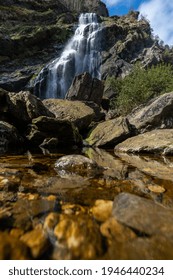 The Great Powerscourt Waterfall Cascade County Wicklow Ireland