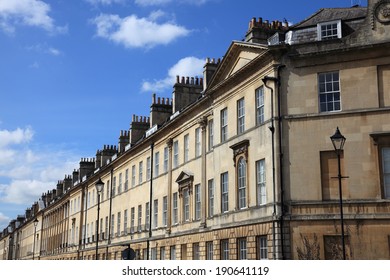 Great Pulteney Street In Bath, Somerset, England.