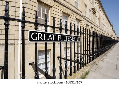 Great Pulteney Street,Bath, UK.