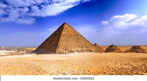 Great Pyramid Of Giza, Called The Pyramid Of Pharaoh Khufu. Egypt.