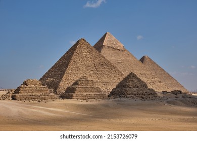 The Great Pyramid Of Giza Is The Largest Egyptian Pyramid And Tomb Of Fourth Dynasty Pharaoh Khufu. Built In The 26th Century BC